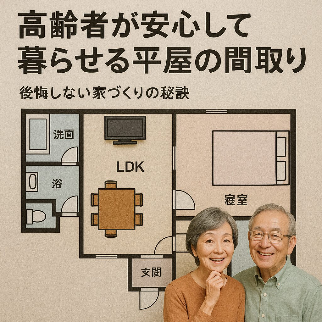 ⾼齢者が安⼼して暮らせる平屋の間取り:後悔しない家づ くりの秘訣