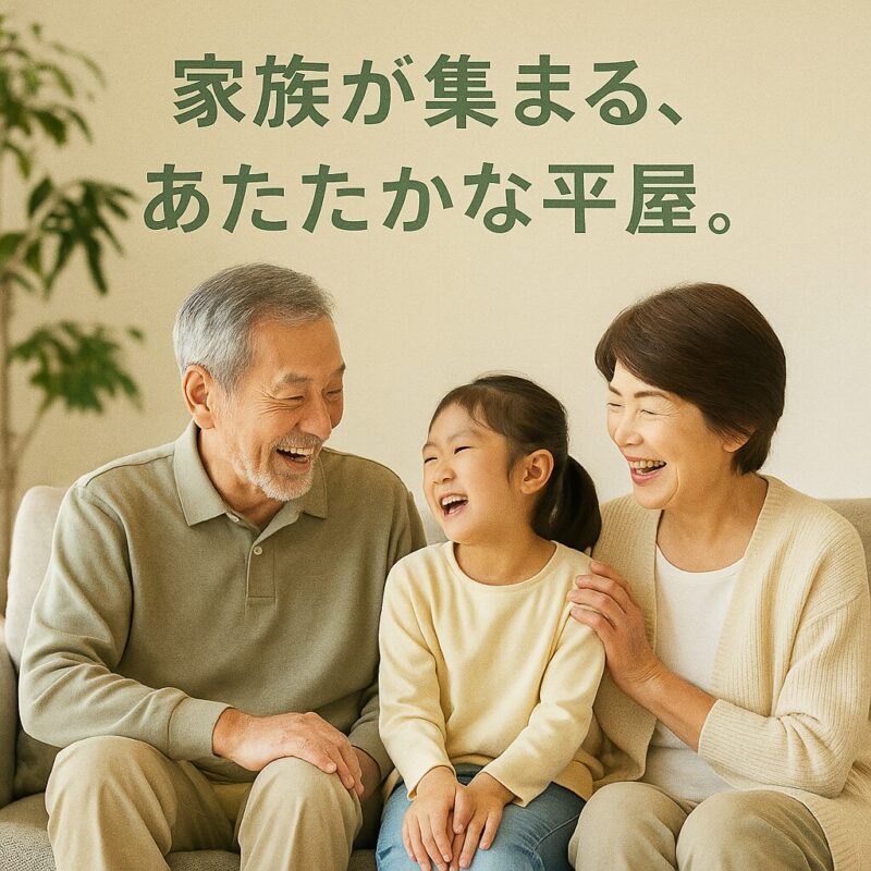 あたたかな平屋