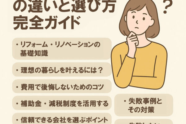 リフォームとリノベーション