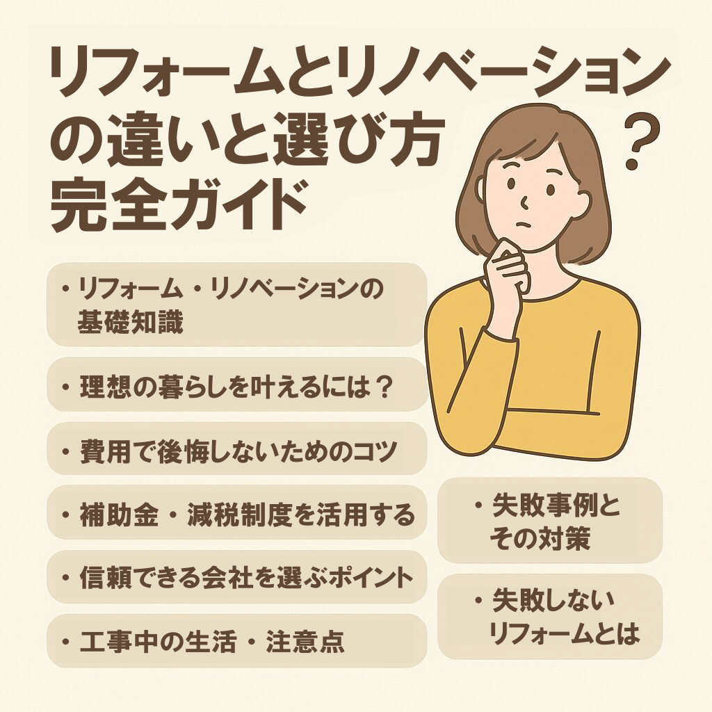 リフォームとリノベーション