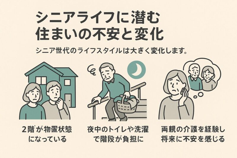 シニア 住まいの不安