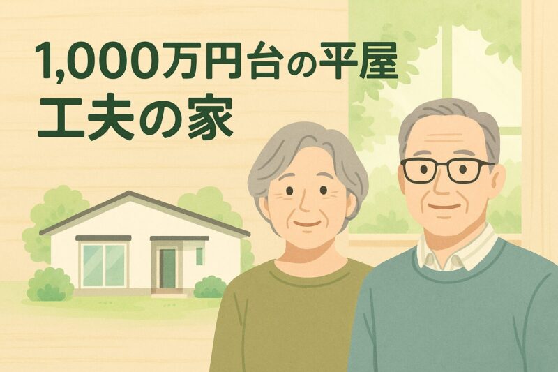 1,000万円台の平屋