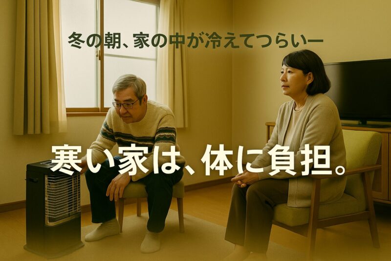 寒い家は体に負担