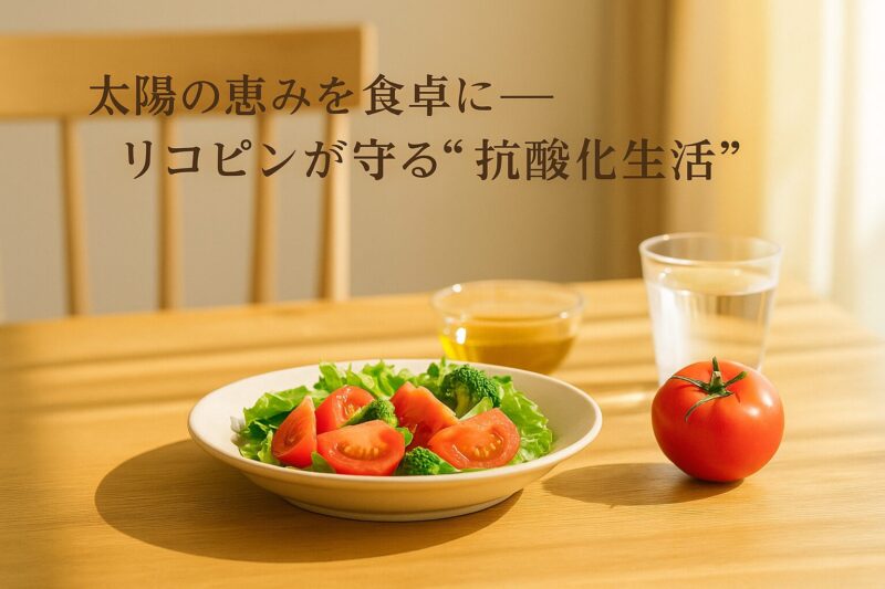 太陽の恵みと抗酸化生活