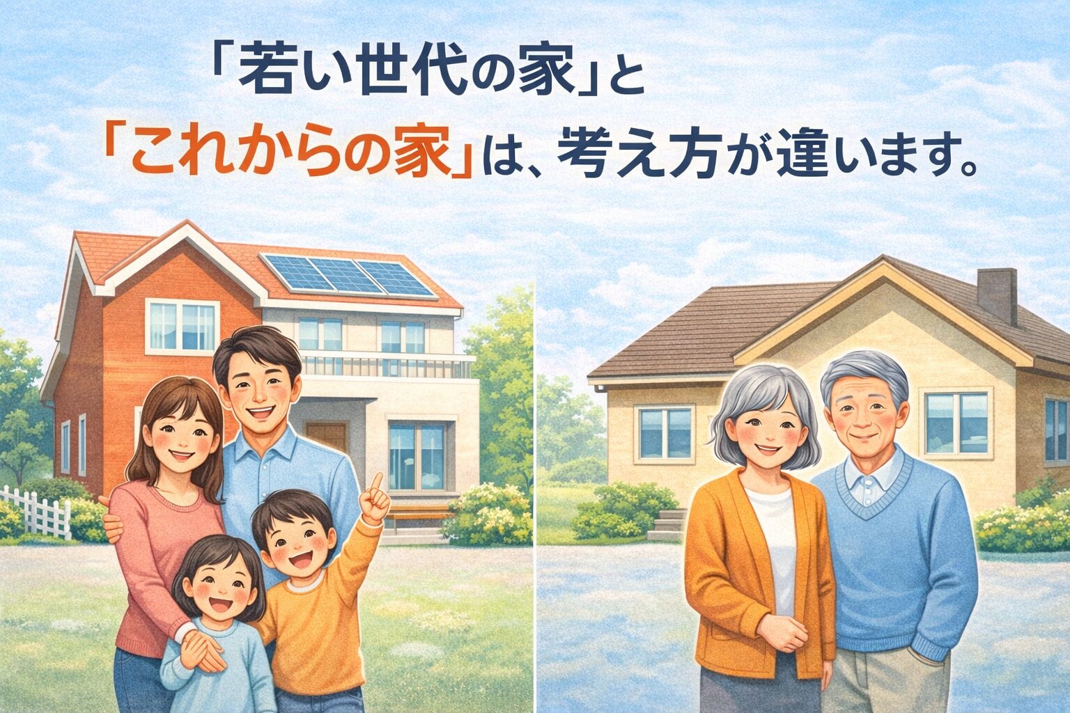 子育て世代　シニア世代