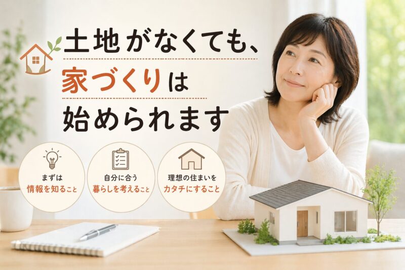 土地からの家づくり