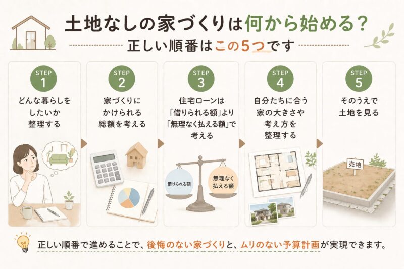 土地なしの家づくり