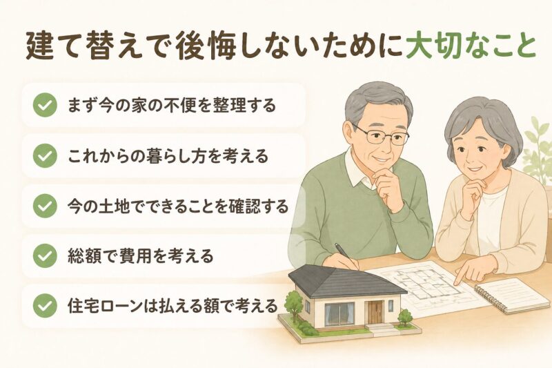 建て替え　後悔