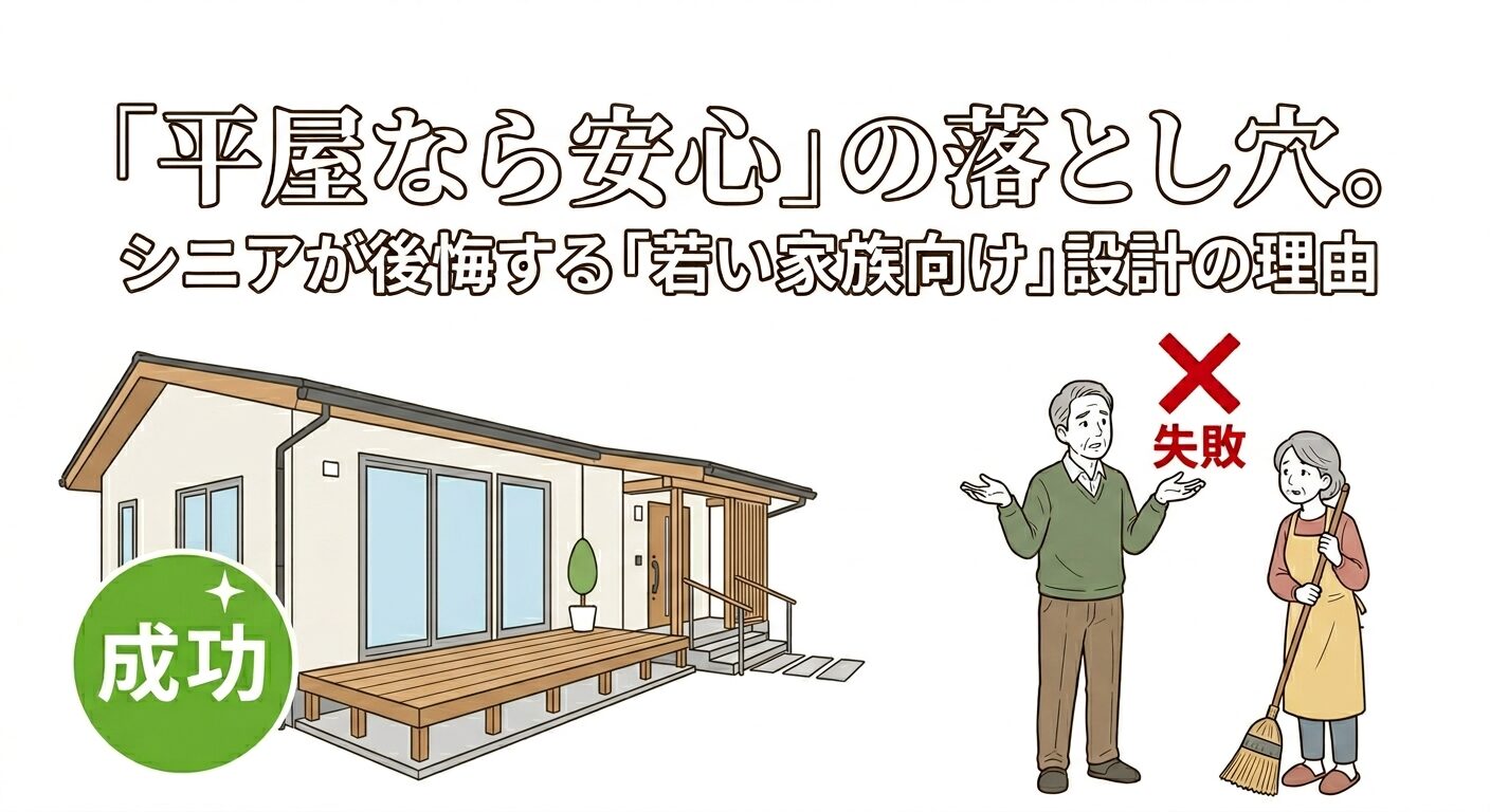 シニアが後悔する平屋