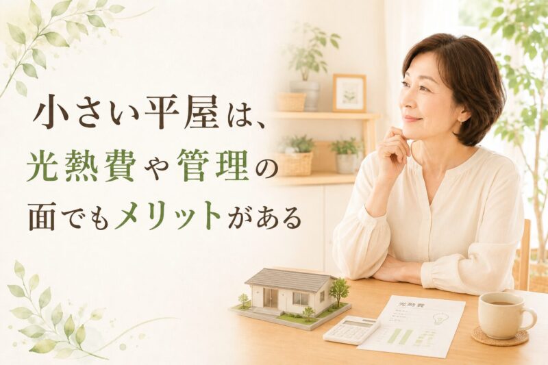 小さい平屋