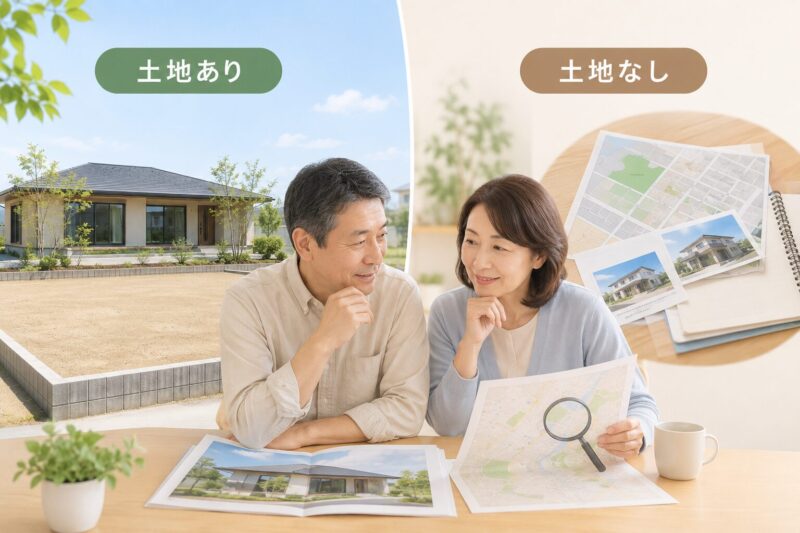 土地あり なし