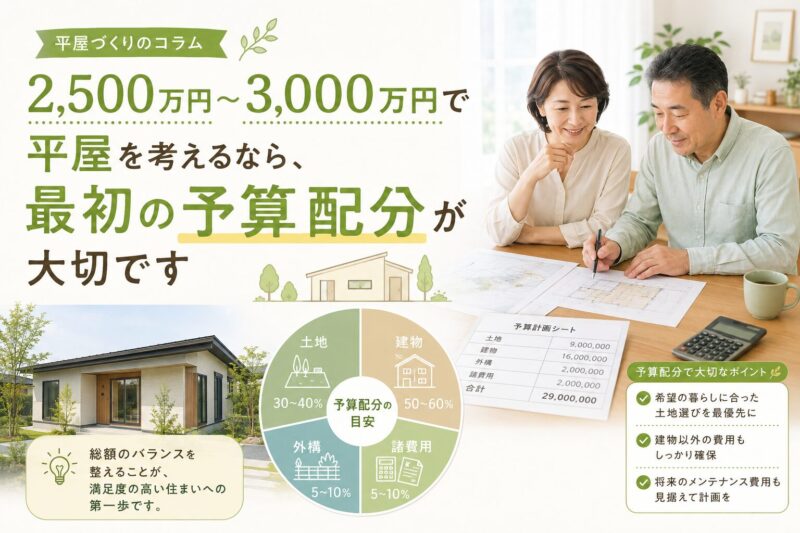 平屋 予算