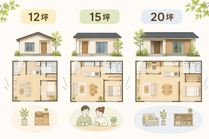 12坪・15坪・20坪平屋