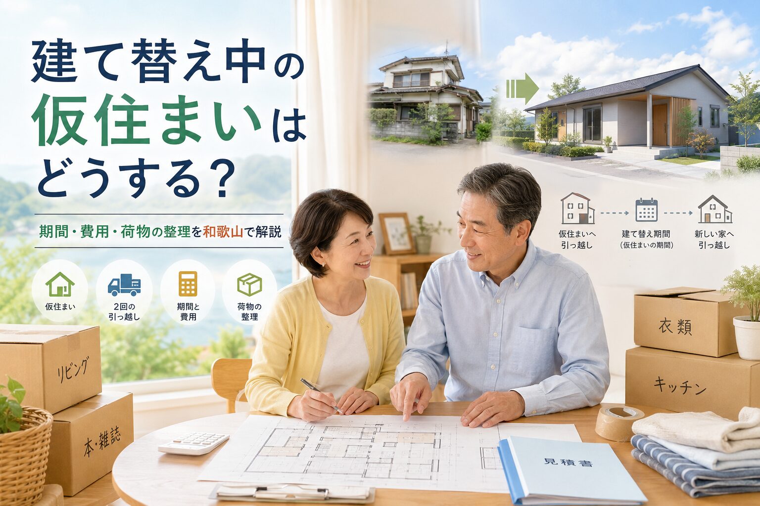 建替え　仮住まい