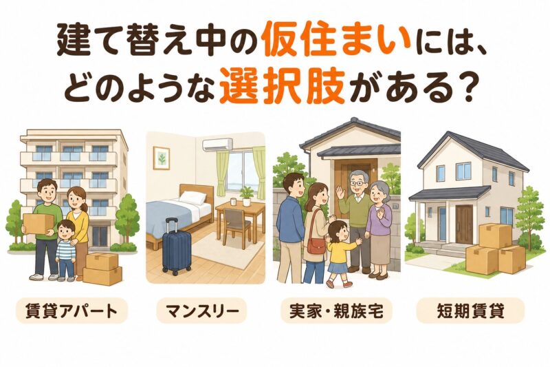 仮住まい 選択肢