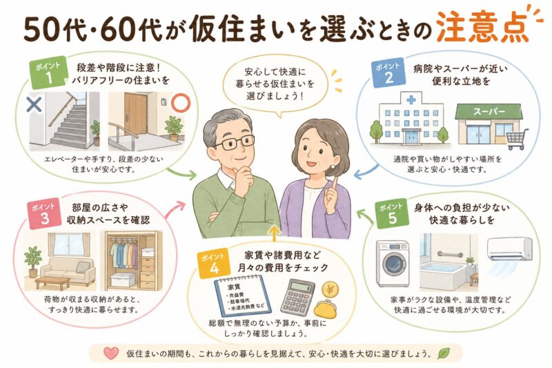 仮住まい50代・60代