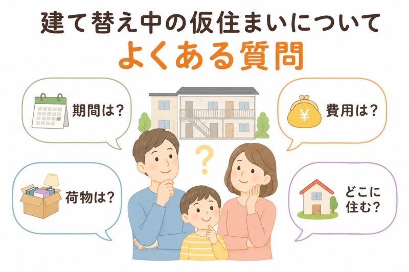 建て替え中 仮住まい