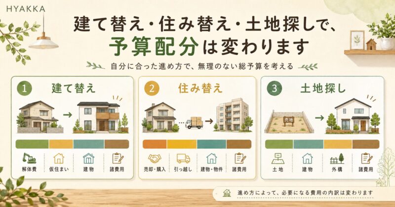 建替え・住み替え・土地探し