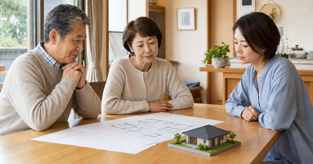 建て替え・住み替えを家族で話す方法
