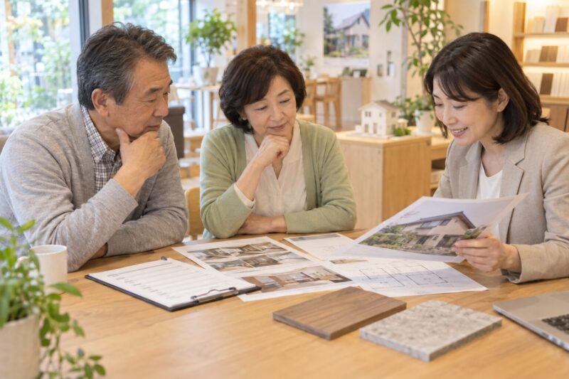 てショールームで相談